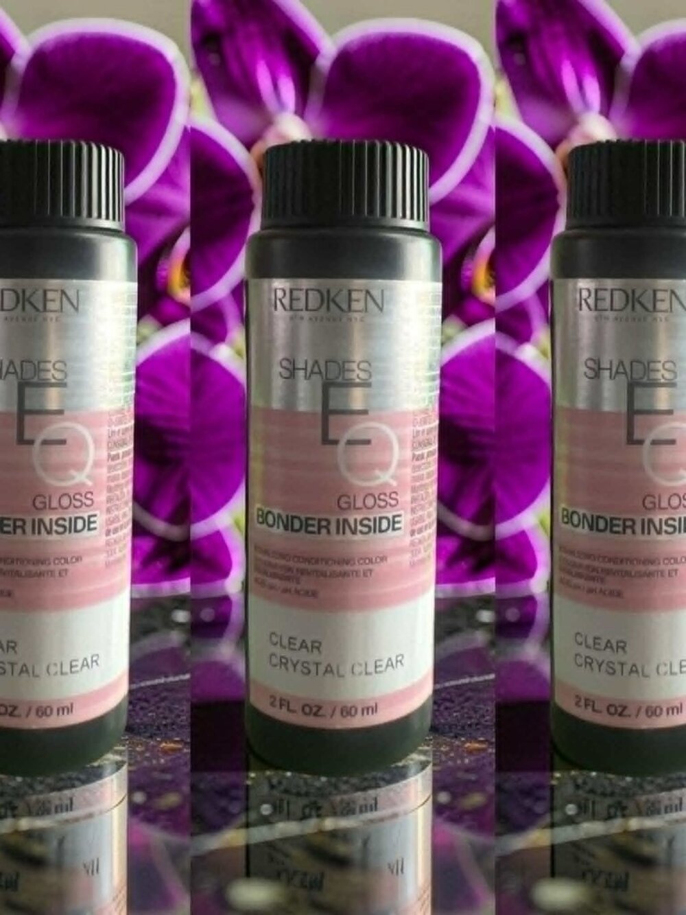 Redken Shades EQ Gloss Bonder Inside Clear Crystal Cleat 2 oz_ 3 units